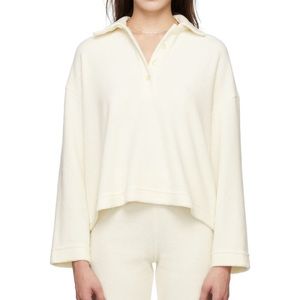LESET Teddy Pullover Polo Creme
